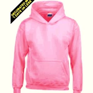 Pink Hoodie nostrings fleece in Unisex KID/ADULT